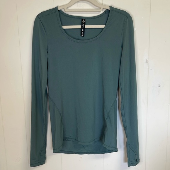 Women’s XS 90 degree by reflex long sleeved top green - Picture 1 of 5